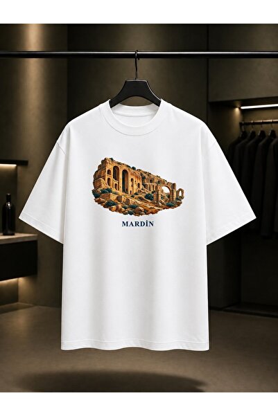 fame-stoned Mardin Dara Ancient City Printed Unisex 100% Cotton T-Shirt