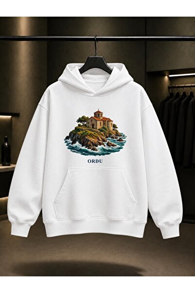 fame-stoned Army Yason Printed Unisex 100% Cotton Hooded Sweatshirt