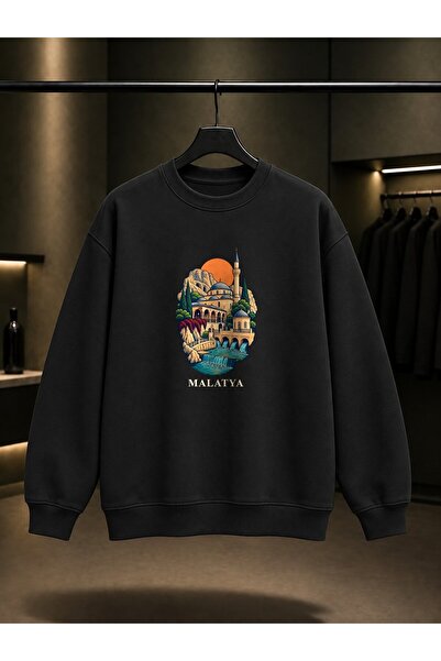 fame-stoned Malatya Somuncu Baba Printed Unisex 100% Cotton Sweatshirt