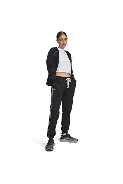Under Armour Rical Tricot Women's Black High-Neck Tracksuit Set