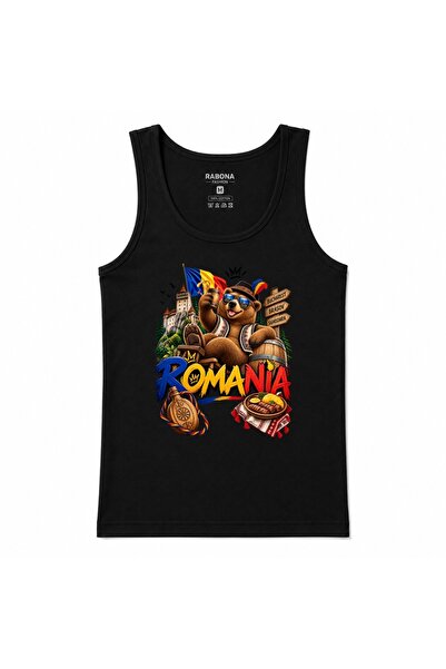 Rabona Fashion Romania Wild Adventure Bear & Transylvanian Culture Graphic Ta...