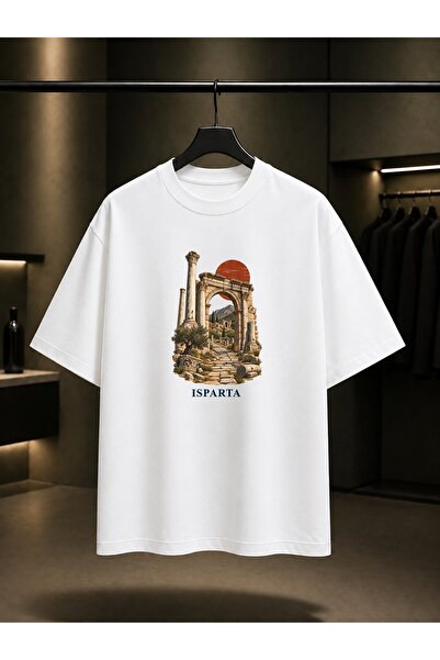 fame-stoned Isparta Pisidia Antiokheia Printed Unisex 100% Cotton T-Shirt