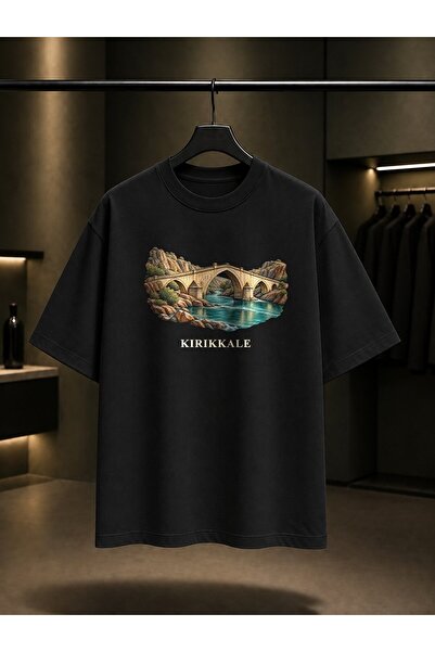 fame-stoned Kırıkkale Çeşnigir Köprüsü Printed Unisex 100% Cotton T-Shirt