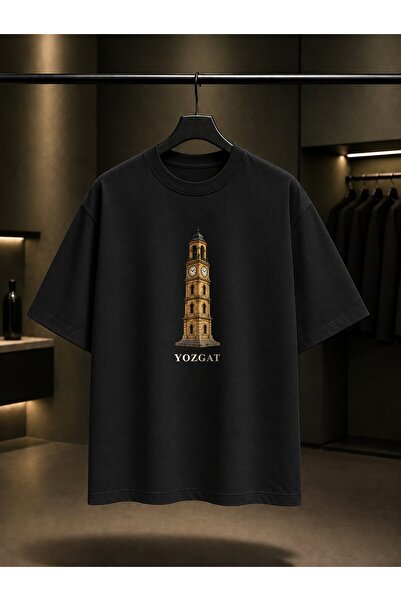 fame-stoned Yozgat Clock Tower Printed Unisex 100% Cotton T-Shirt