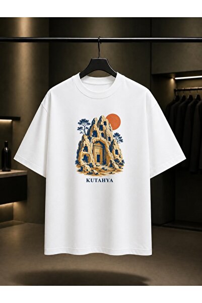 fame-stoned Kütahya Phrygian Valley Printed Unisex 100% Cotton T-Shirt