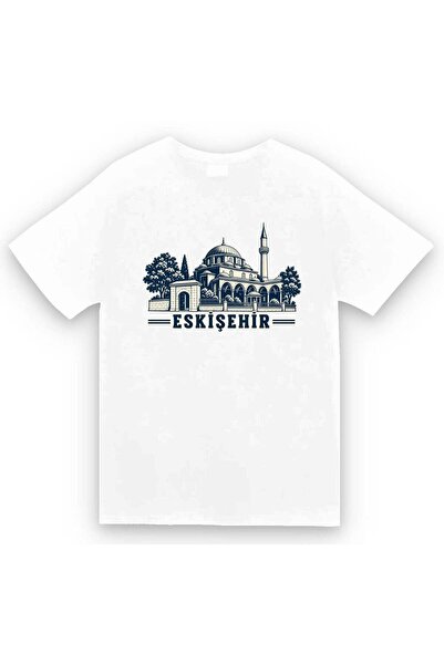 fame-stoned Eskişehir Lead Mill Complex Printed Unisex 100% Cotton T-Shirt