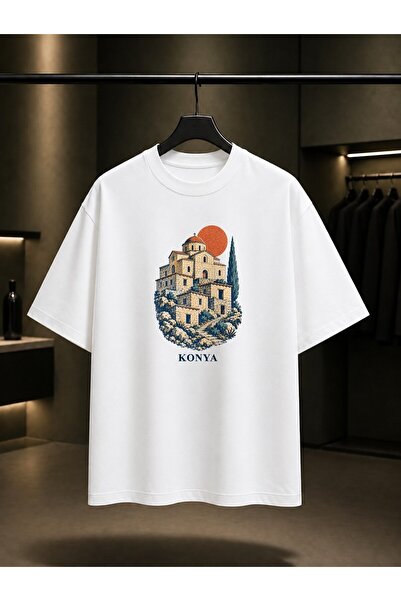 fame-stoned Konya Sille Aya Eleni Printed Unisex 100% Cotton T-Shirt