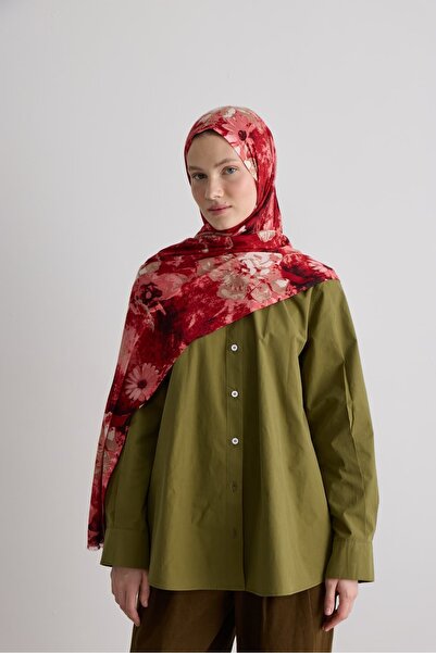 Modakaşmir Meadow Pattern Nua Viscose Shawl