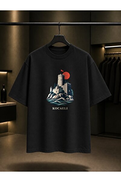 fame-stoned Kocaeli Eskihisar Castle Printed Unisex 100% Cotton T-Shirt