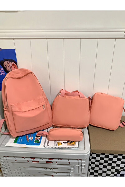 Take Two By Styli 4-Piece Solid Backpack Set