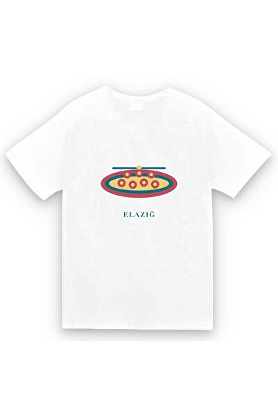 fame-stoned Elazığ Harput Köftesi Printed Unisex 100% Cotton T-Shirt