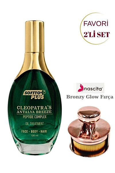 nascita Bronzy Glow Yuvarlak Fondöten Fırçası NASBRUSH0247 & Softto Plus CLEO...