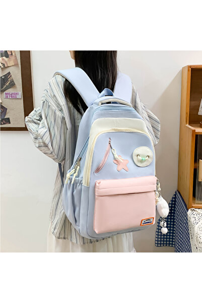Take Two By Styli Multi-Color Cute Large Capacity Backpack