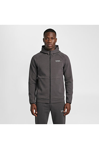 hummel Tech Fleece Regular Men's Gray Hooded Jacket