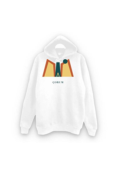 fame-stoned Çorum İncesu Canyon Printed Unisex 100% Cotton Hooded Sweatshirt