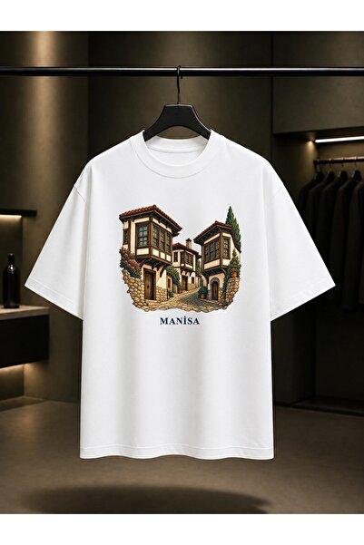 fame-stoned Manisa Kula Houses Printed Unisex 100% Cotton T-Shirt