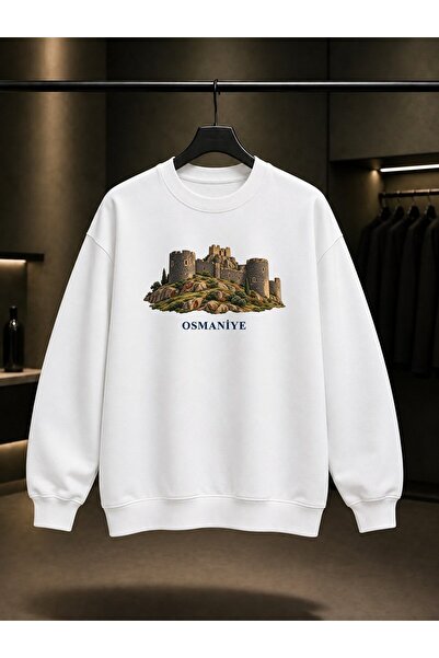 fame-stoned Osmaniye Toprakkale Printed Unisex 100% Cotton Sweatshirt