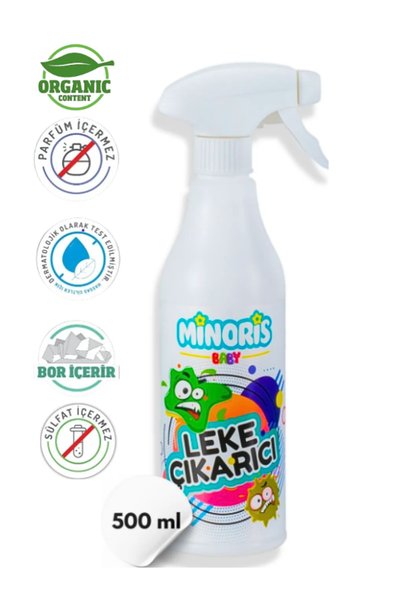 Minoris Baby Organik Leke Çıkarıcı 500ml & VE Baby Organik Saç Ve Vücut Şampuanı 400 ml