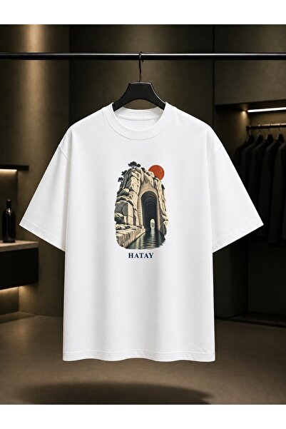 fame-stoned Hatay Titus Tunnel Printed Unisex 100% Cotton T-Shirt