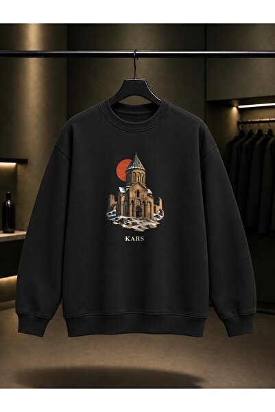 fame-stoned Kars Ani Ören Yeri Printed Unisex 100% Cotton Sweatshirt