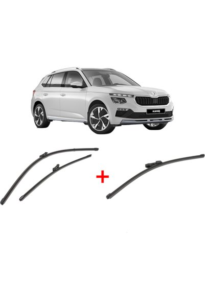 VALEO Set of 3 SKODA KAMIQ (NW4) wipers from 2019, for windshield and rear wi...