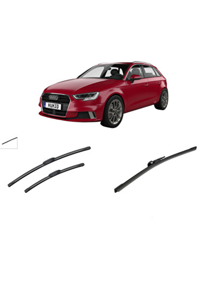 Bosch Σετ 3 υαλοκαθαριστήρων για AUDI A3 Sportback (8YA, 8YF) 2019-2024, για ...