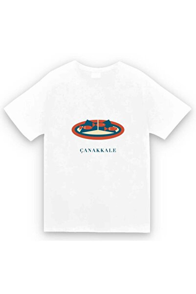 fame-stoned Sardine Printed on the Gallipoli Vine Leaf Unisex 100% Cotton T-S...