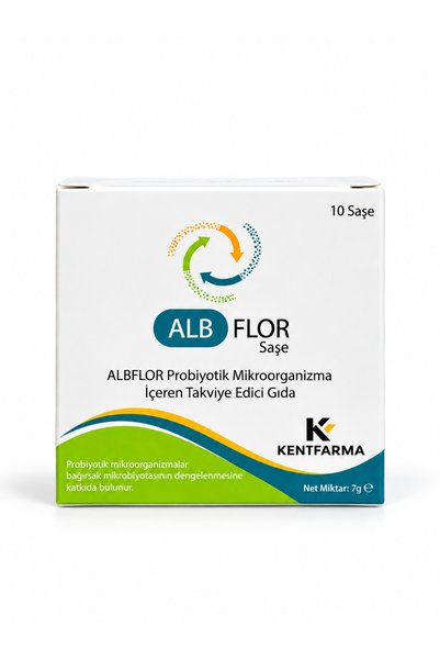Alb Flor 10 Saşe Probiyotik Takviye Edici Gıda – Saccharomyces boulardii