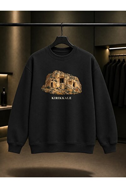 fame-stoned Kırıkkale Ceritkale Printed Unisex 100% Cotton Sweatshirt