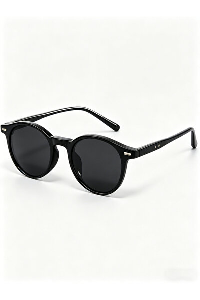 Take Two By Styli Black Round Sunglasses