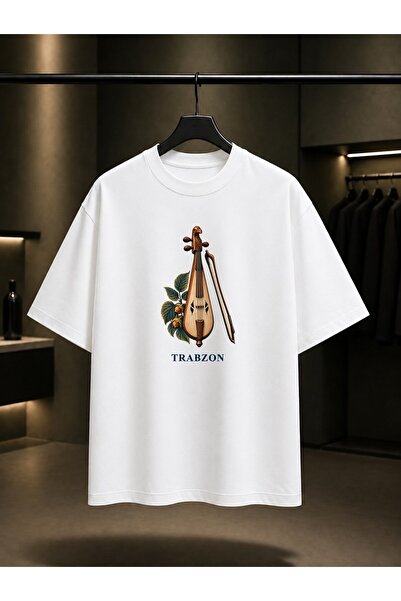 fame-stoned Trabzon Kemençe Printed Unisex 100% Cotton T-Shirt