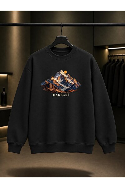 fame-stoned Hakkari Cilo Reşko Printed Unisex 100% Cotton Sweatshirt