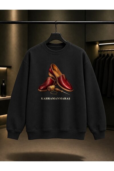 fame-stoned Kahramanmaraş Yemeni Printed Unisex 100% Cotton Sweatshirt