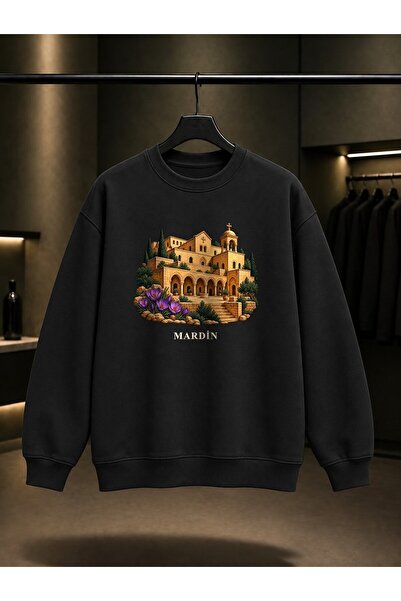fame-stoned Mardin Deyrulzafaran Printed Unisex 100% Cotton Sweatshirt