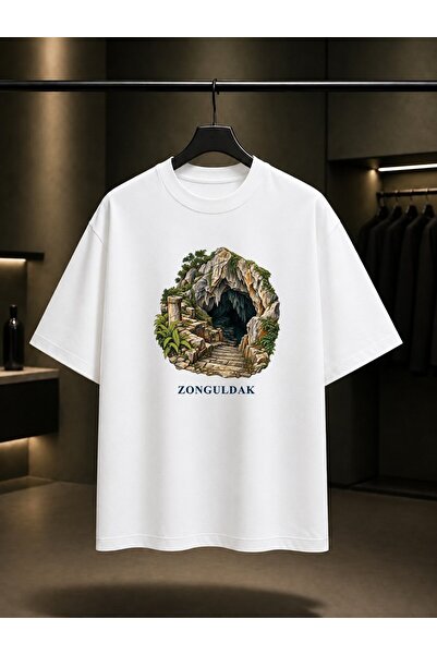 fame-stoned Zonguldak Hell Printed Unisex 100% Cotton T-Shirt