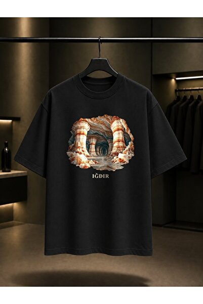 fame-stoned Iğdır Tuzluca Printed Unisex 100% Cotton T-Shirt