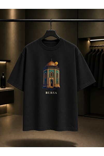 fame-stoned Μπλουζάκι Bursa Green Turbe με στάμπα Unisex από 100% βαμβάκι