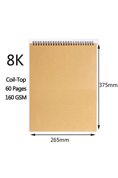 Choice 8k-top A3/A4/A5/8k/16k Sketchbook Thick Paper 160 GSM Notebook for pai...