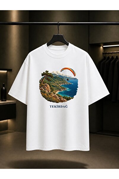 fame-stoned Tekirdağ Uçmakdere Printed Unisex 100% Cotton T-Shirt