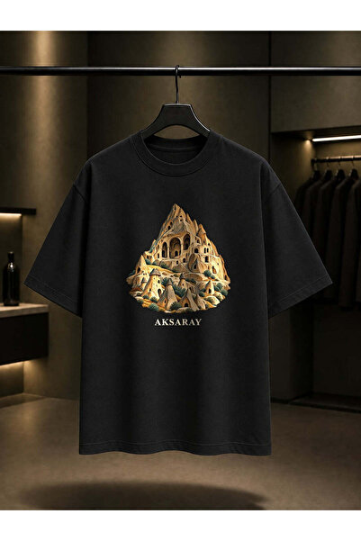 fame-stoned Aksaray Selime Cathedral Printed Unisex 100% Cotton T-Shirt
