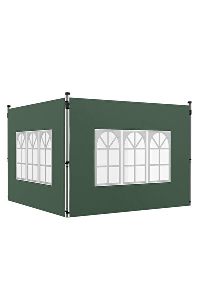 Generic Brand Set de 2 panouri laterale pentru foișor de 3x3/3x4 m, perete la...