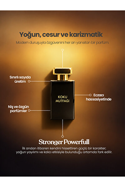 KOKU MUTFAĞI STRONGER POWERFULL Erkek Parfüm 50 ml | Kalıcı Niş EDP Parfüm
