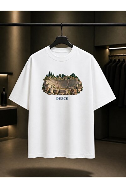 fame-stoned Düzce Konuralp Theater Printed Unisex 100% Cotton T-Shirt