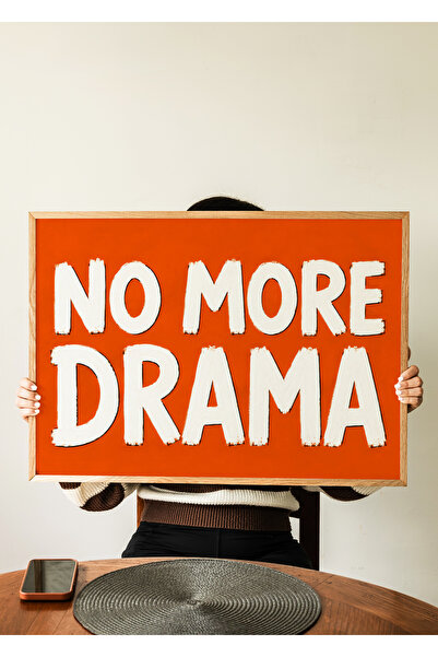 ARTHOUSECOLLECTIVE Wall Art Graffiti Collection - No More Drama - Horizontal ...