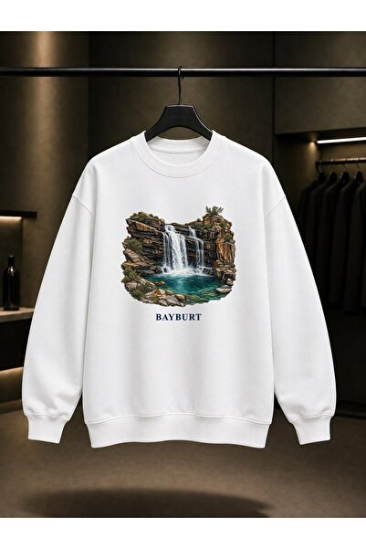 fame-stoned Bayburt Sırakayalar Printed Unisex 100% Cotton Sweatshirt