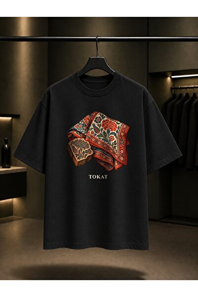 fame-stoned Tokat Writing Printed Unisex 100% Cotton T-Shirt