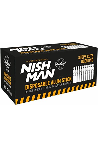 NISHMAN Disposable Styptic Matches 24x20 Pieces - Fast Blood Clotting for Sha...