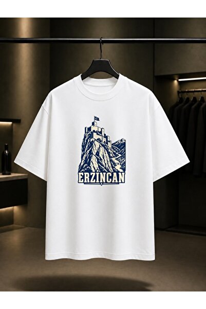 fame-stoned Erzincan Camping Castle Printed Unisex 100% Cotton T-Shirt