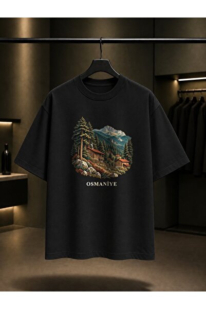 fame-stoned Osmaniye Zorkun Yaylası Printed Unisex 100% Cotton T-Shirt