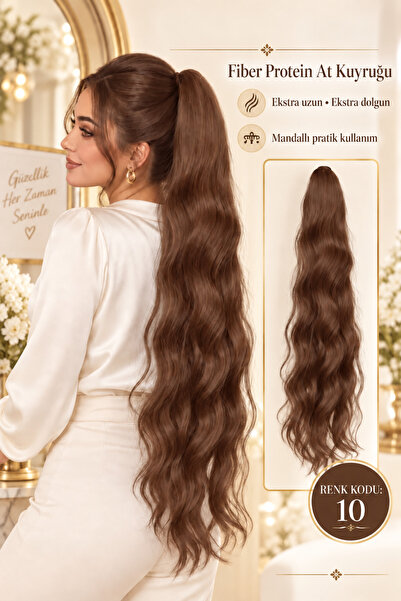Suzan Peruk Tokalı Fiber Sentetik At Kuyruğu